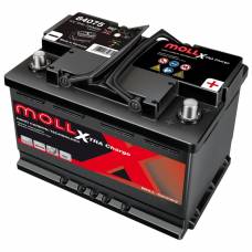 Аккумулятор автомобильный MOLL X-TRA Charge 75 Ач 720 А обратная пол.